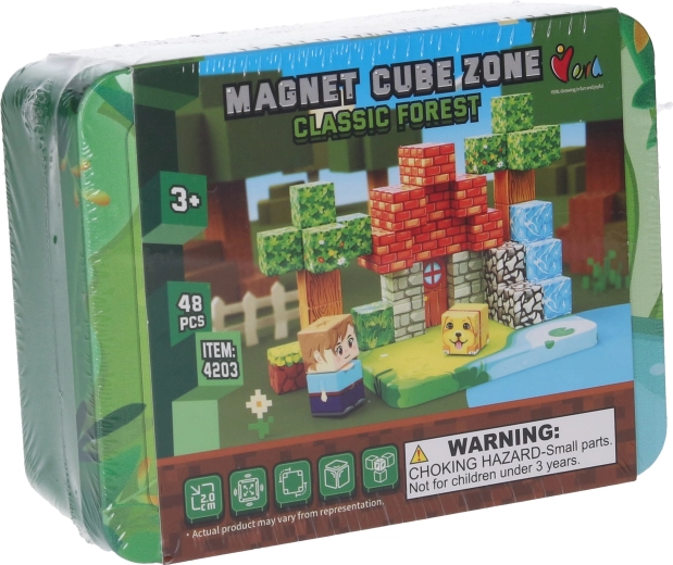 Magnetische bouwset Magnet Cube Zone Classic Forest 48 onderdelen