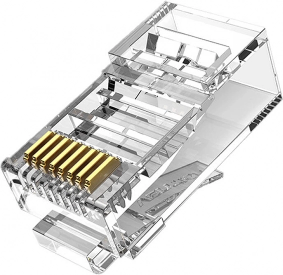 Vention modulare RJ45-Steckverbinder Cat.5e UTP, 50 Stück, transparent