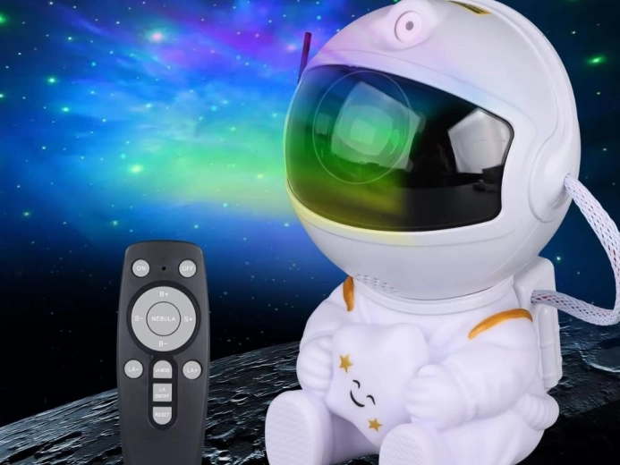 Projecteur ciel étoilé en forme d’astronaute avec télécommande