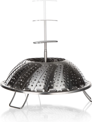 Opvouwbare constructie voor verschillende pannen