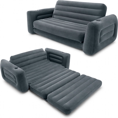 Opblaasbare bankbed 2-in-1 - uitklapbaar matras Intex