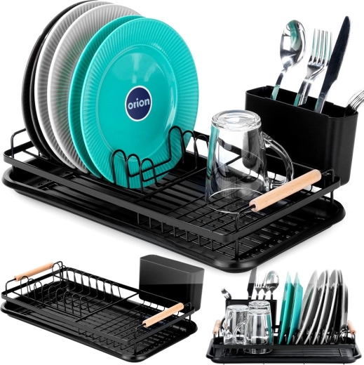 Variabler Besteckkorb mit zwei Fächern