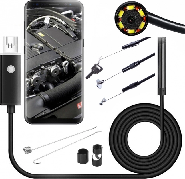 10 m Endoscopic Inspection Camera for Android and PC