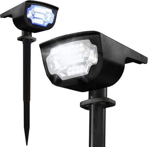 Lanterne LED solaire de jardin à lumière multicolore, IP65