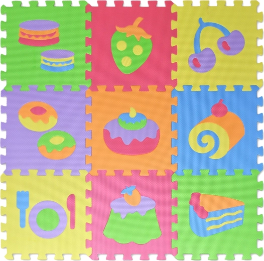 Foam Puzzle Food 28 × 28 cm