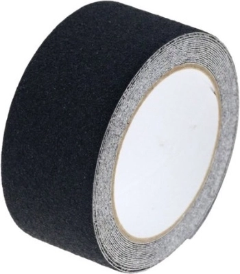 Antislipt veiligheidsband 2,5 cm x 5 m – zwart
