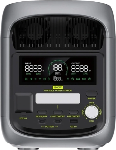 Krachtig 1800W-vermogen met zuivere sinus