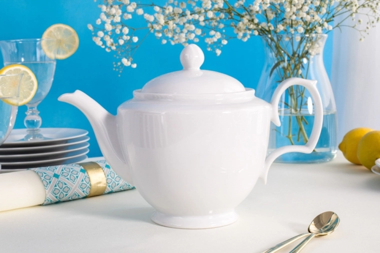 Porcelaine blanc éclatant avec une brillance élégante