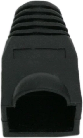 Kabelknikbescherming voor modulaire 8P8C-stekkers, zwart