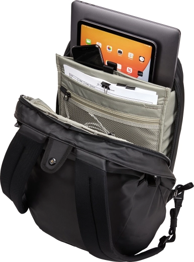 Secure storage for a laptop and valuables