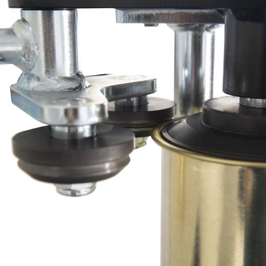 Geleidings- en rolmechanisme voor gelijkmatige sluiting