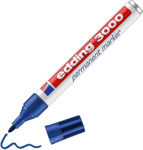 Marqueur permanent Edding 3000 bleu