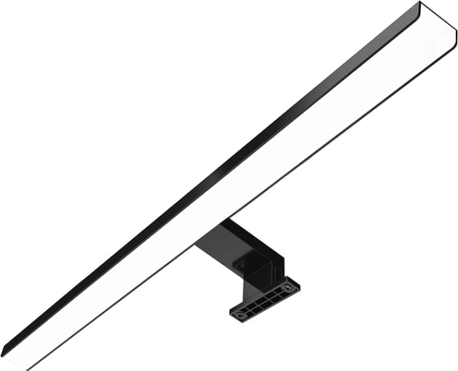 Solight LED-badkamerverlichting boven de spiegel 3-in-1 60 cm, 12 W, 4000 K, zwart