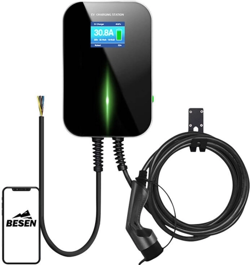 Wandlader voor elektrische voertuigen BESEN BS20 11 kW met app