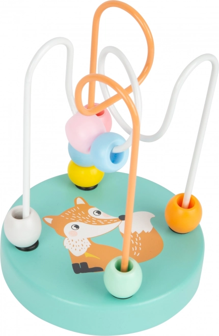 Motorische kralenbaan pastel vos small foot