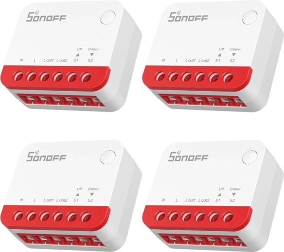 Slimme rolluisschakelaar Zigbee SONOFF Mini-ZBRBS (set van 4 stuks)