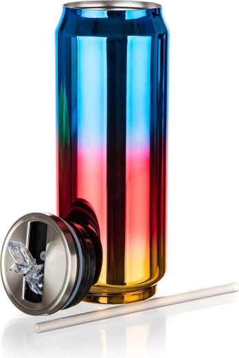 Boire facilement avec paille et couvercle