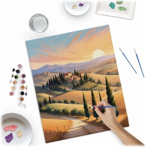 Up to 30 opaque acrylic paints for a vibrant result