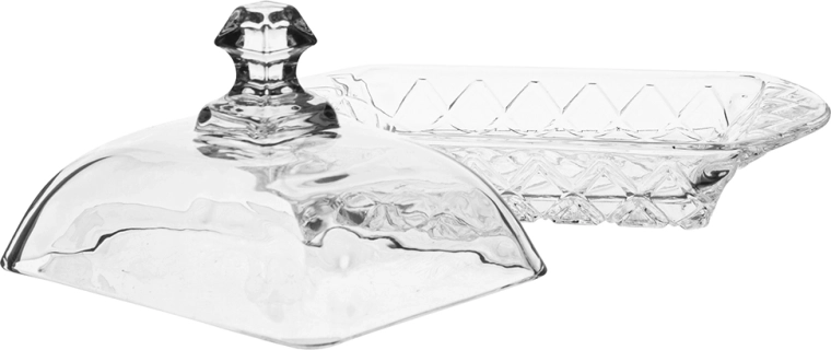 Clear glass and decorative texture