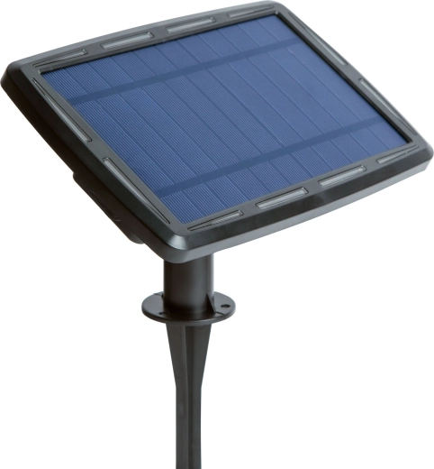 Werkt op zonne-energie en kan ook via USB worden opgeladen