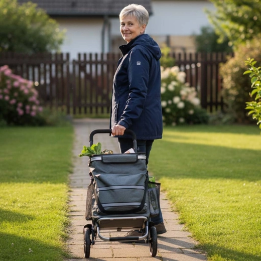 Komfortables Manövrieren dank großer Räder