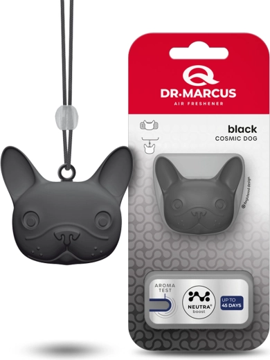 Dr. Marcus Cosmic Dog luchtverfrisser voor in de auto Black