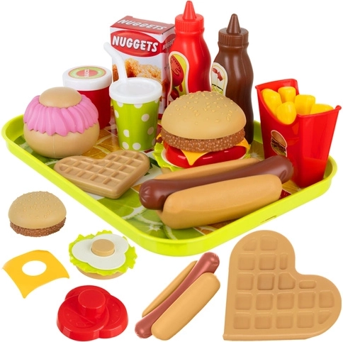 Kinder-Fast-Food-Set 26 Teile Iso Trade