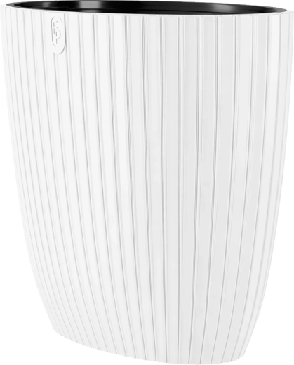 Mika Planter Ellipse 60 cm white