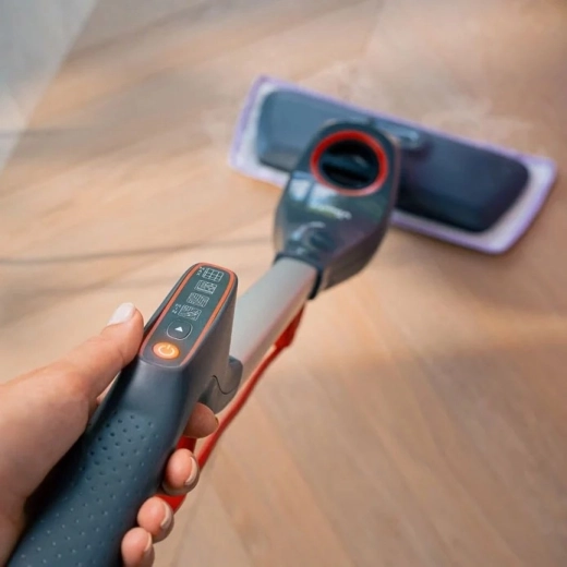 Bediening met één knop en standen voor verschillende oppervlakken