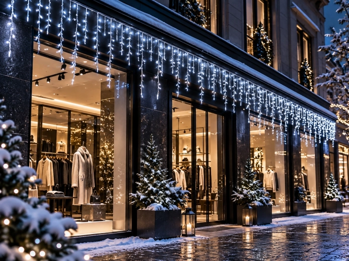 Cool white light for a winter atmosphere