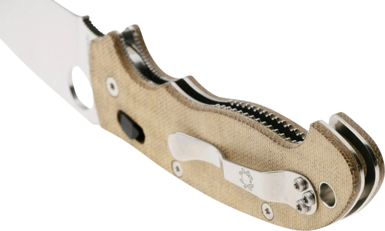 Premium Canvas Micarta and reversible clip