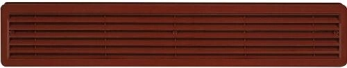 Lüftungsgitter für Türen aus Kunststoff 500 × 90 mm, braun (2 Stk.)