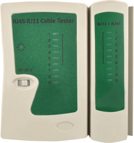 RJ45/RJ11-Tester für schnelle Diagnose