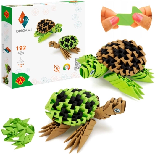 Coffret créatif Origami 3D Tortues