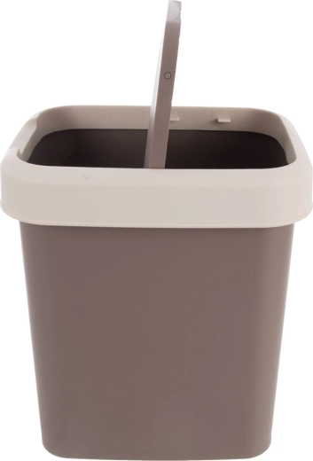 Schwingdeckel für bequemes und sauberes Entsorgen