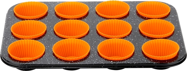 12 caissettes en silicone réutilisables