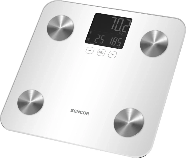 Persoonlijke fitnessweegschaal Sencor SBS 6025WH