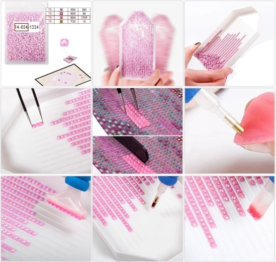 Schnelles Sortieren und präzises Setzen der Steinchen