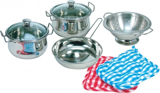 Bino Children's Stainless Steel Cookware Set