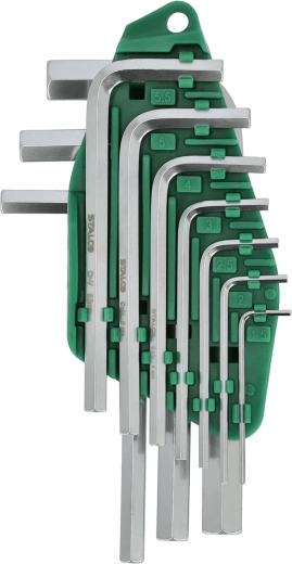 Set inbussleutels STALCO HEX 1,5–10 mm (10-delig) CrV