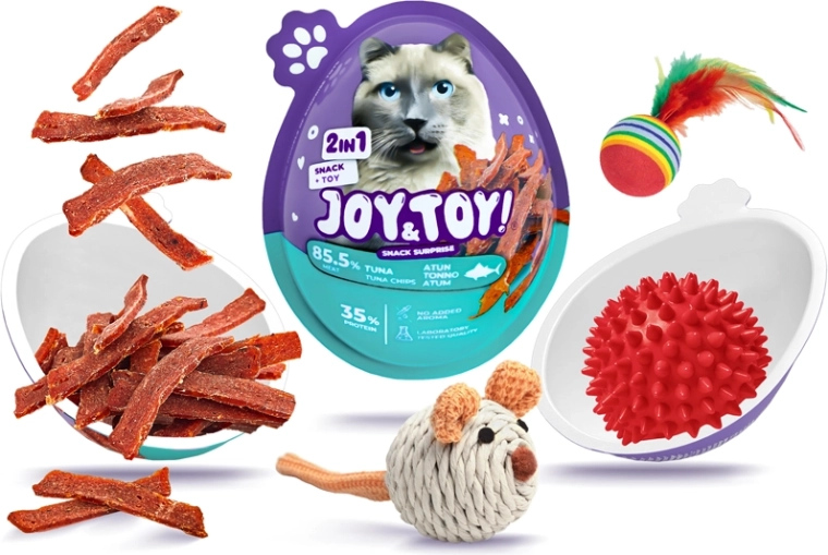 Joy&toy! cat egg with a surprise – tuna chips