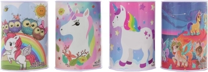 Metallspardose Einhorn