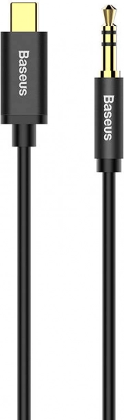 Audiokabel Baseus USB-C naar 3,5 mm jack zwart 1,2 m