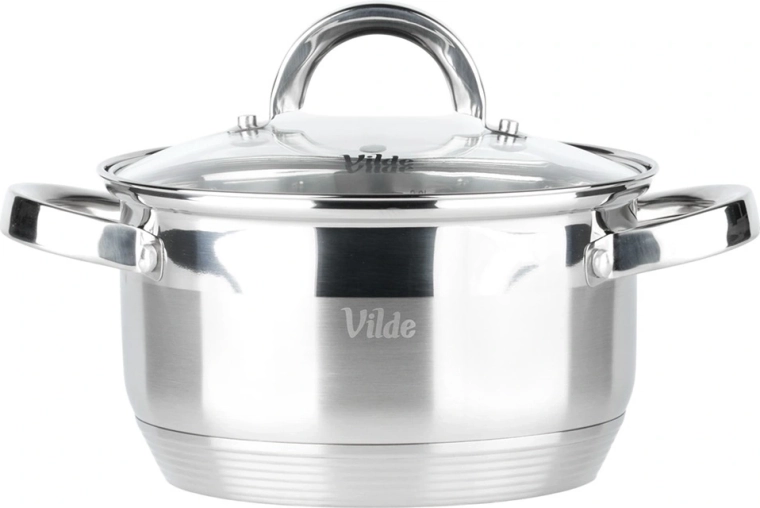 Glazen deksel met stoomventiel