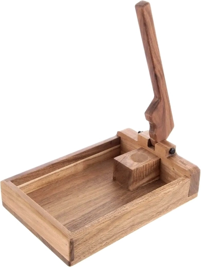 Durable acacia wood and metal