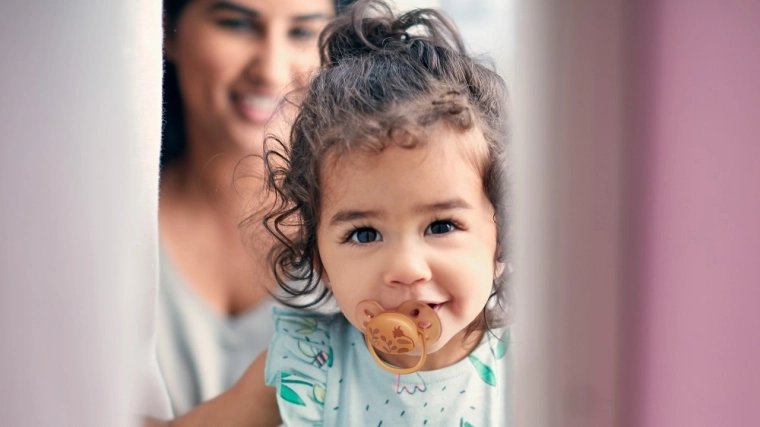 Orthodontischer Silikonsauger für natürliches Saugen