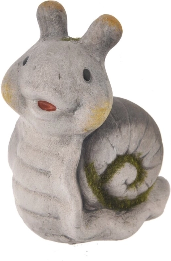 Ceramic Decorative Gray Snail