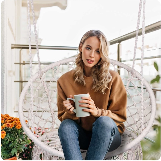 Comfortable shape for real relaxation