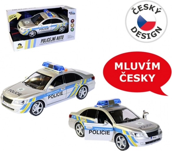 MaDe police car with Czech voice 24 cm