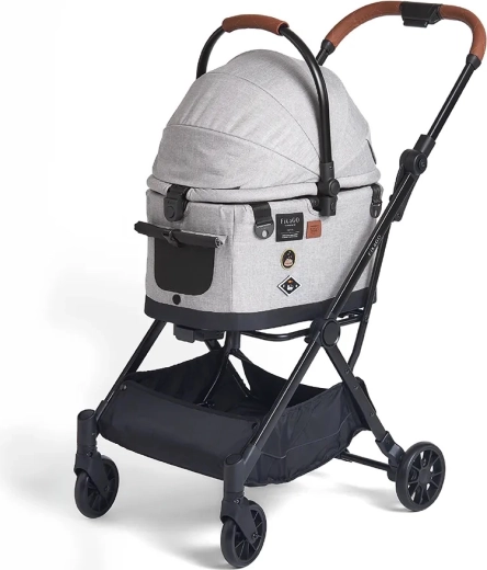 Poussette pour chiens et chats FikaGO Flytta Plus Grey Husky